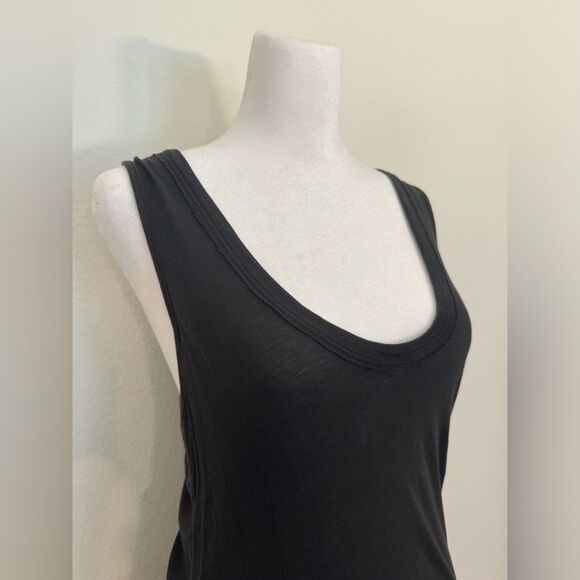 Alternative Apparel Asymmetrical Raw Hem Dark Gray Dress Women’s Size Medium - Picture 3 of 10